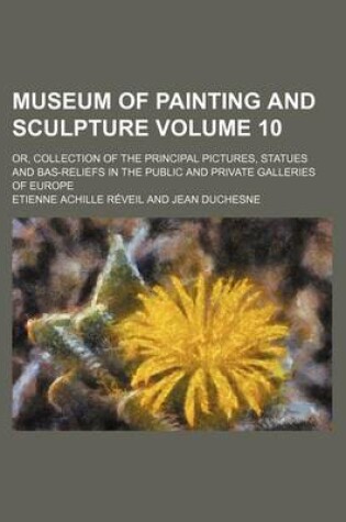 Cover of Museum of Painting and Sculpture Volume 10; Or, Collection of the Principal Pictures, Statues and Bas-Reliefs in the Public and Private Galleries of E