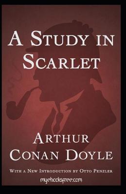 Book cover for A Study in Scarlet (Sherlock Holmes series Book 1) illustrated edition