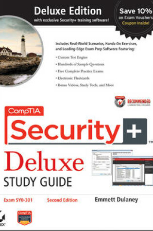 Cover of CompTIA Security+ Deluxe Study Guide Recommended Courseware