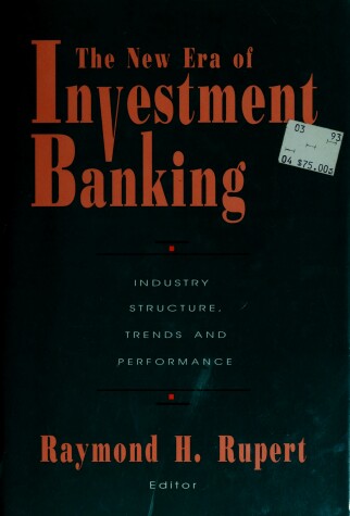 Book cover for The New Era of Investment Banking