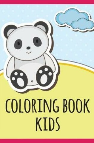 Cover of coloring book kids