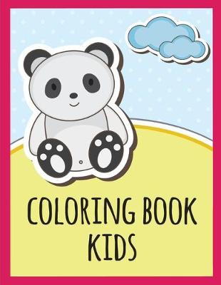 Book cover for coloring book kids