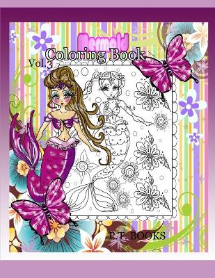 Book cover for Mermaid Coloring Book