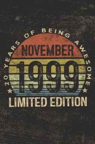 Cover of November 1999 Limited Edition 20 Years of Being Awesome