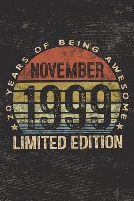 Book cover for November 1999 Limited Edition 20 Years of Being Awesome