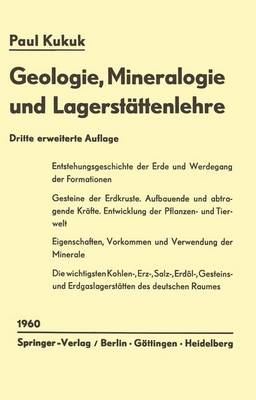 Book cover for Geologie, Mineralogie Und Lagerstattenlehre