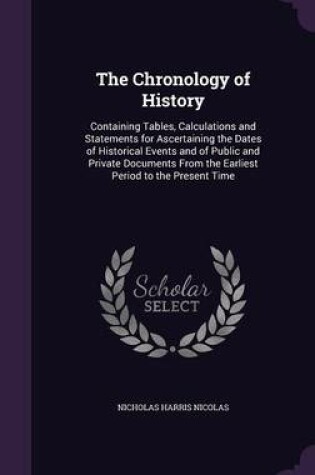 Cover of The Chronology of History