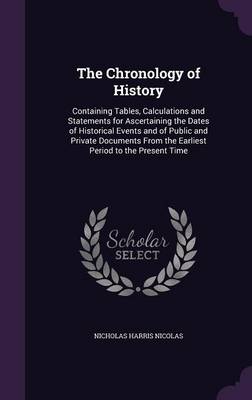 Book cover for The Chronology of History