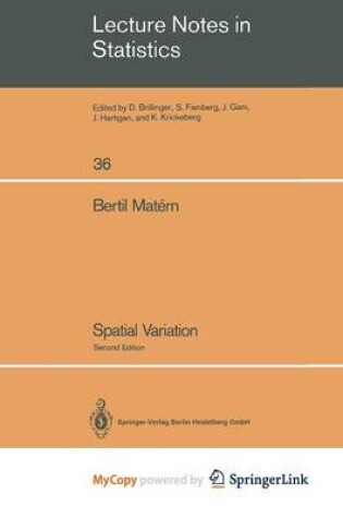 Cover of Spatial Variation