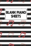 Book cover for Blank Piano Sheets