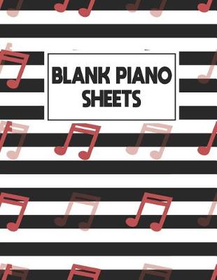 Cover of Blank Piano Sheets