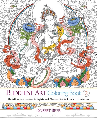 Book cover for Buddhist Art Coloring Book 2
