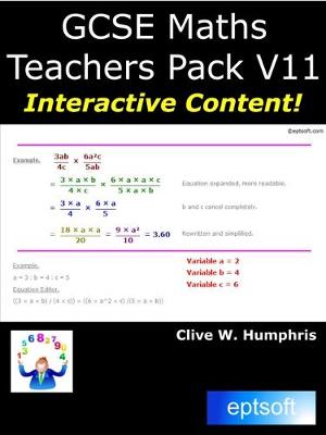 Book cover for GCSE Maths Teachers Pack V11