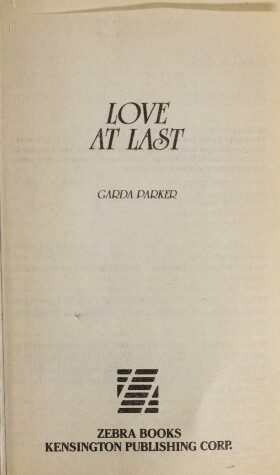 Book cover for Love at Last:to Love Again