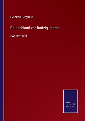 Book cover for Deütschland vor funfzig Jahren