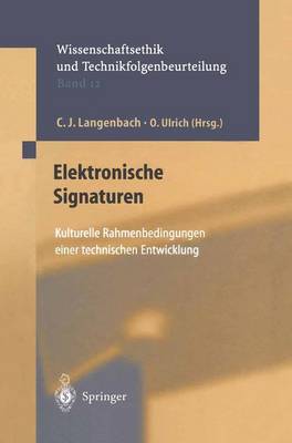 Book cover for Elektronische Signaturen