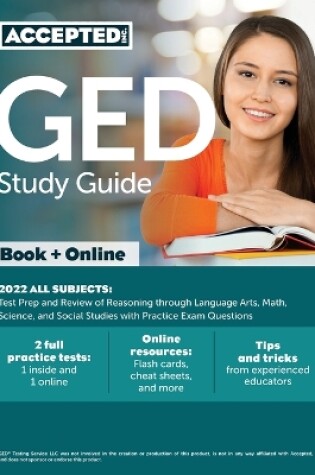 Cover of GED Study Guide 2022 All Subjects