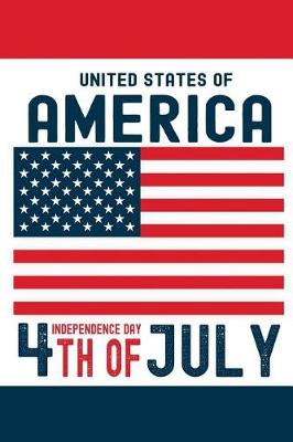 Book cover for United States of America Independence Day 4th of July