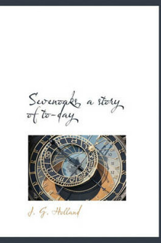 Cover of Sevenoaks, a Story of To-Day