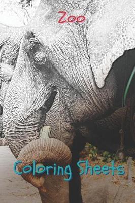 Book cover for Zoo Coloring Sheets