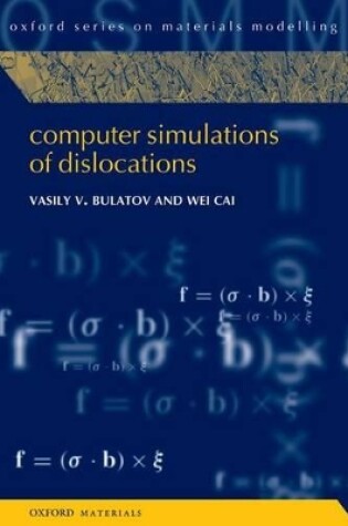 Cover of Computer Simulations of Dislocations