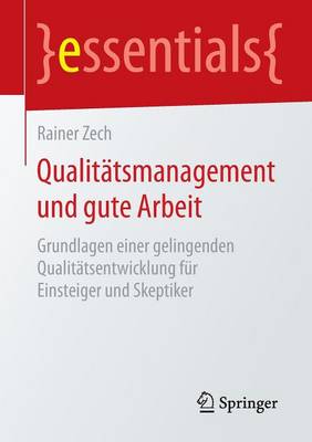 Cover of Qualit tsmanagement Und Gute Arbeit