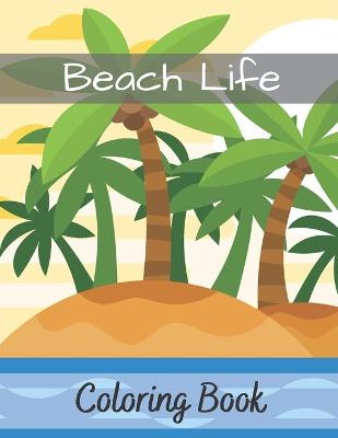 Cover of Beach Life Coloring Book.