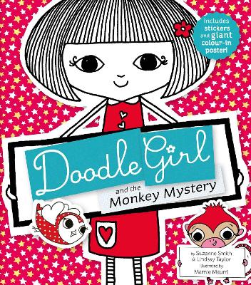 Book cover for Doodle Girl and the Monkey Mystery