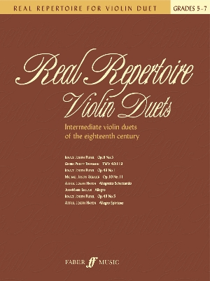 Book cover for Real Repertoire Violin Duets