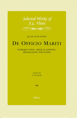 Book cover for J.L. Vives: De officio mariti