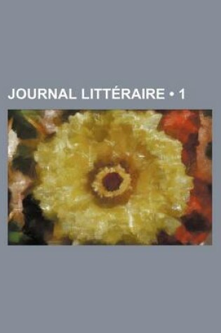 Cover of Journal Litteraire (1)