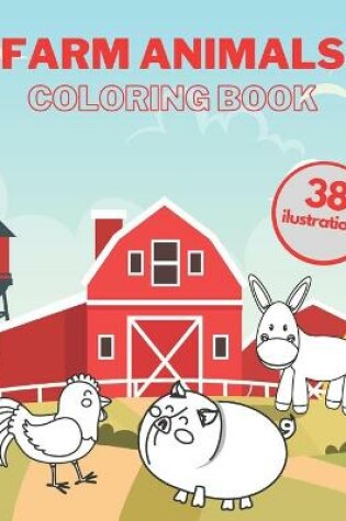 Cover of Farm Animals Coloring Book