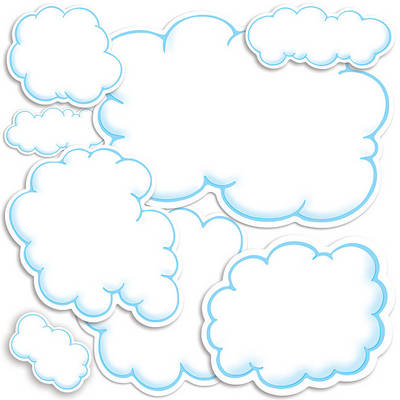 Cover of Clouds Accent Punch-Outs