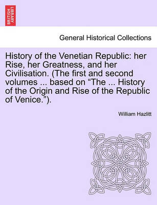 Book cover for History of the Venetian Republic