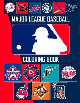 Book cover for Major League Baseball Coloring Book