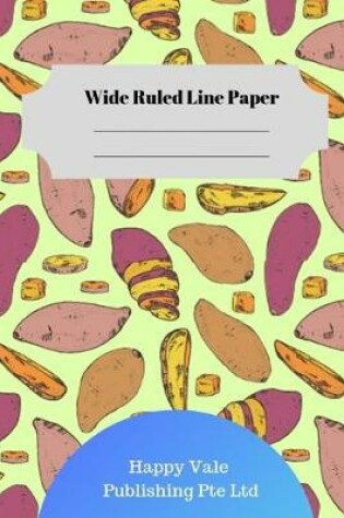 Cover of Cute Potato Theme Wide Ruled Line Paper
