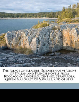 Book cover for The Palace of Pleasure; Elizabethan Versions of Italian and French Novels from Boccaccio, Bandello, Cinthio, Straparola, Queen Margaret of Navarre, and Others;