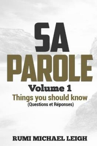 Cover of SA PAROLE Volume 1