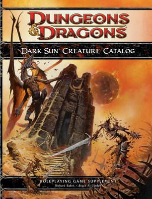 Book cover for Dark Sun Creature Catalog