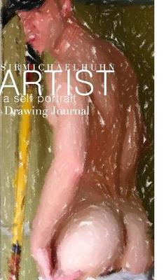 Book cover for Sir Michael Huhn Abstract Self portrait art Journal