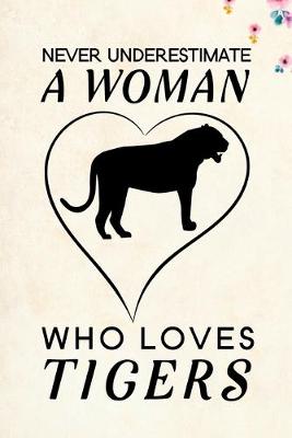 Book cover for Never Underestimate a Woman Who Loves Tigers