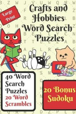 Cover of Crafts and Hobbies Word Search Puzzle Book