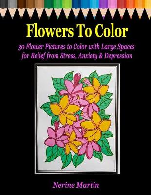 Book cover for Flowers to Color