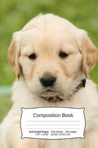 Cover of Golden Retriever Composition Notebook