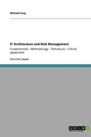 Cover of IT Architecture and Risk Management