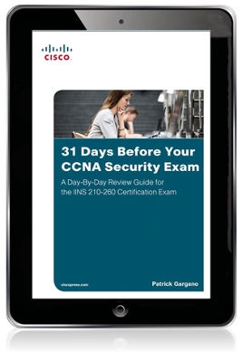 Book cover for 31 Days Before Your CCNA Security Exam