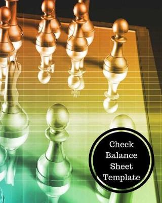 Book cover for Check Balance Sheet Template