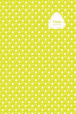 Book cover for Titan Lifestyle, Undated Daily Planner, 106 Weeks (2 Years), Blank Lined, Write-in Journal (Yellow)