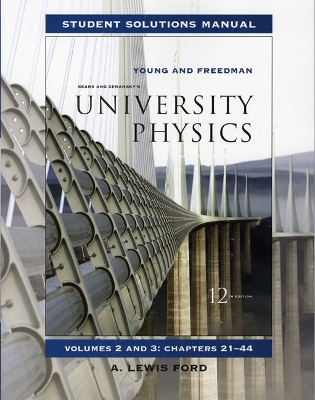 Book cover for Student Solutions Manual for University Physics Vols 2 and 3