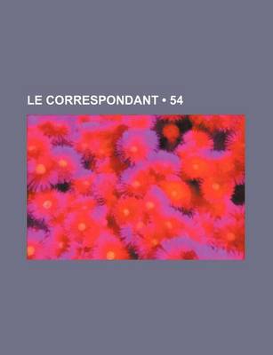 Book cover for Le Correspondant (54)